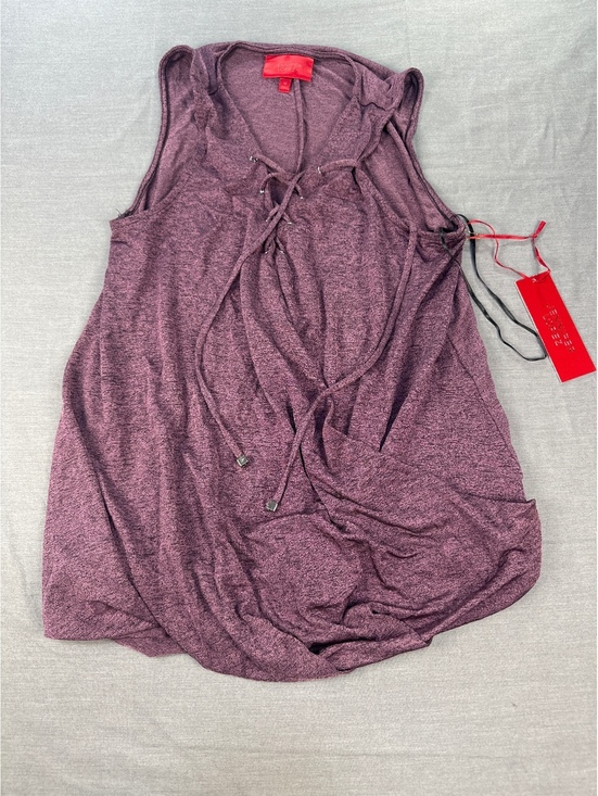 Jennifer Lopez Sweaters - Jennifer Lopez Women Sleeveless Top Medium Purple Rayon Polyester Spandex NWT